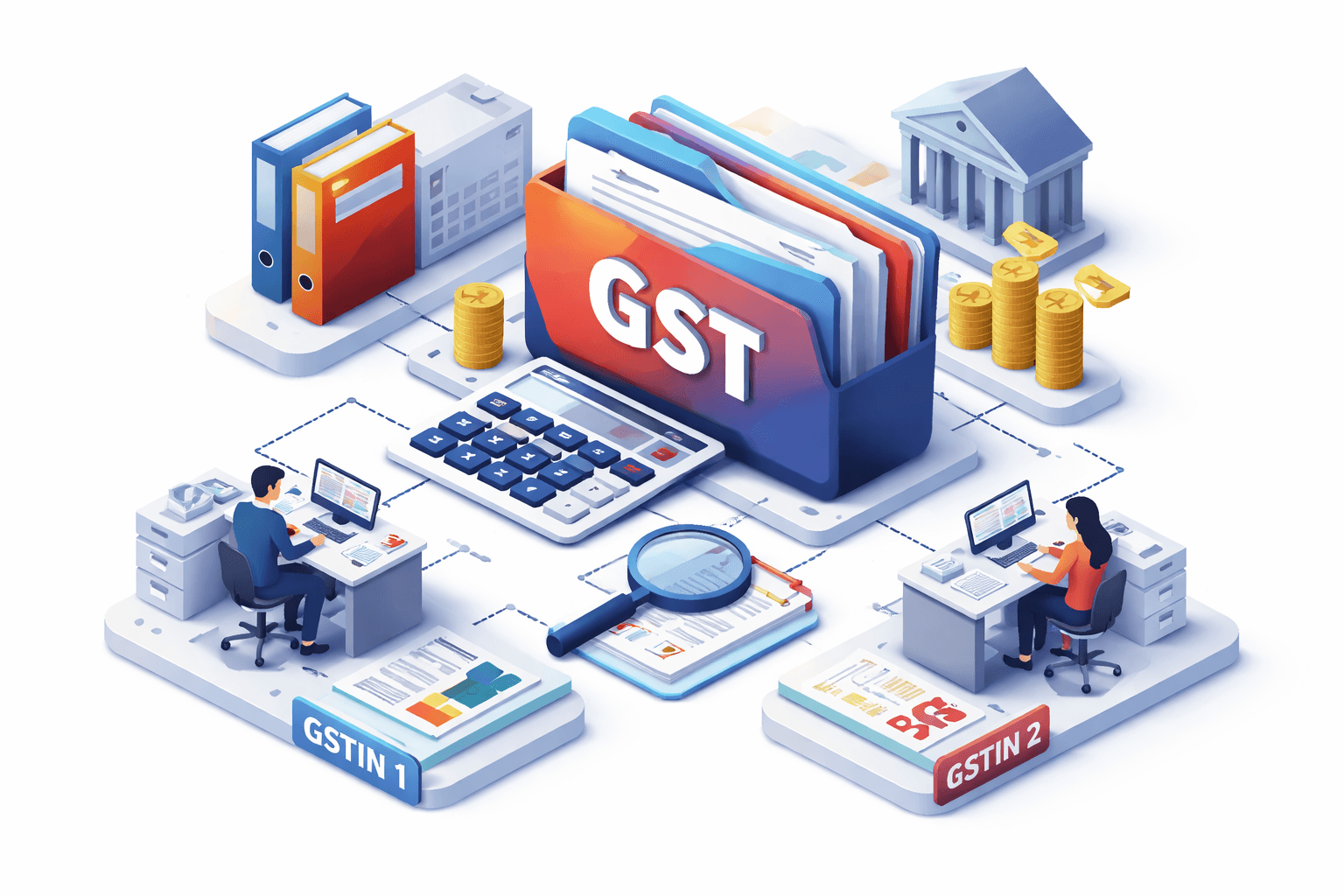 Maintaining separate books for multiple GST registrations
